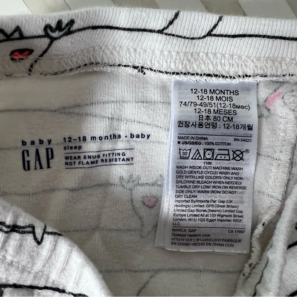 GAP Baby Mummy Monster Pajamas, 12-18mo